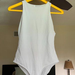 White bodysuit - Stunning Trendy Silhouette